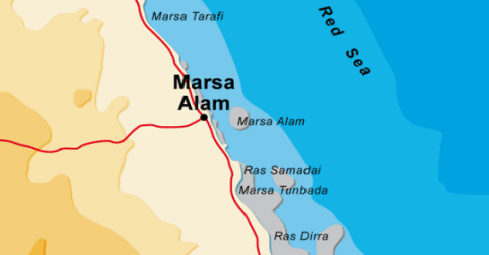 Marsa Alam map