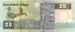 Egyptian note of twenty pounds
