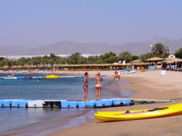 Sharm El Shekh beach in Naama bay